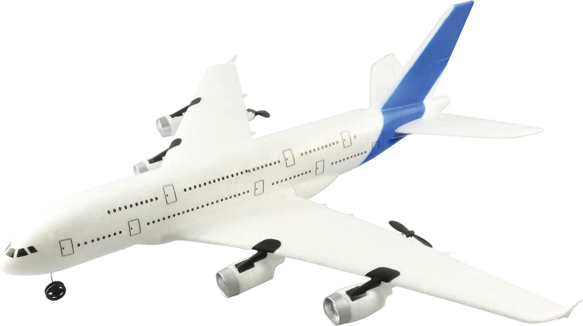 AM38 Radiografisch bestuurd RC vliegtuig Blauw Wit Elektromotor