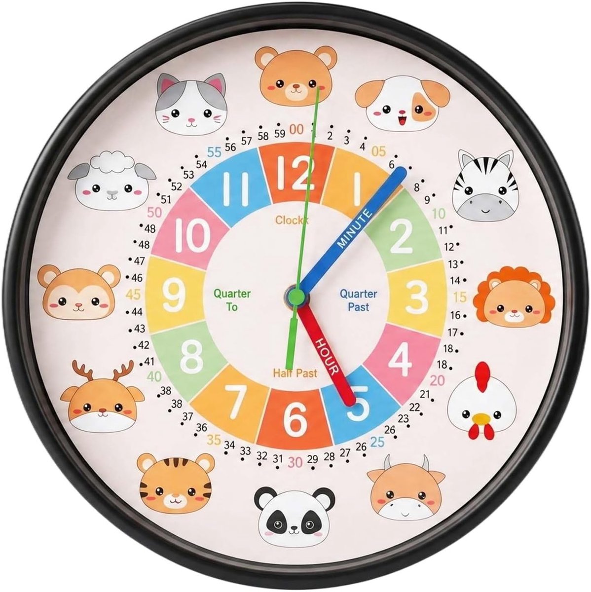 kinderen 25cm stil - leerklok cadeau