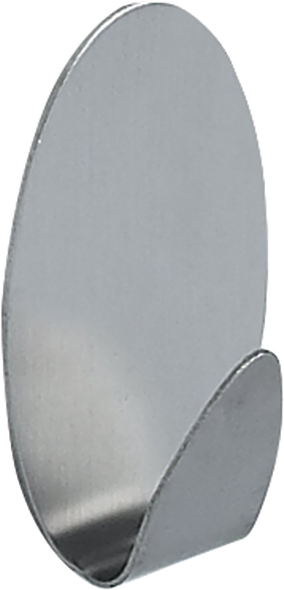 Metal Oval Wandhaak Badkamer – Set van 2 Handdoekhaak Ovaal Verchroomd ABS – Badkamer Haak met Minimalistisch Design
