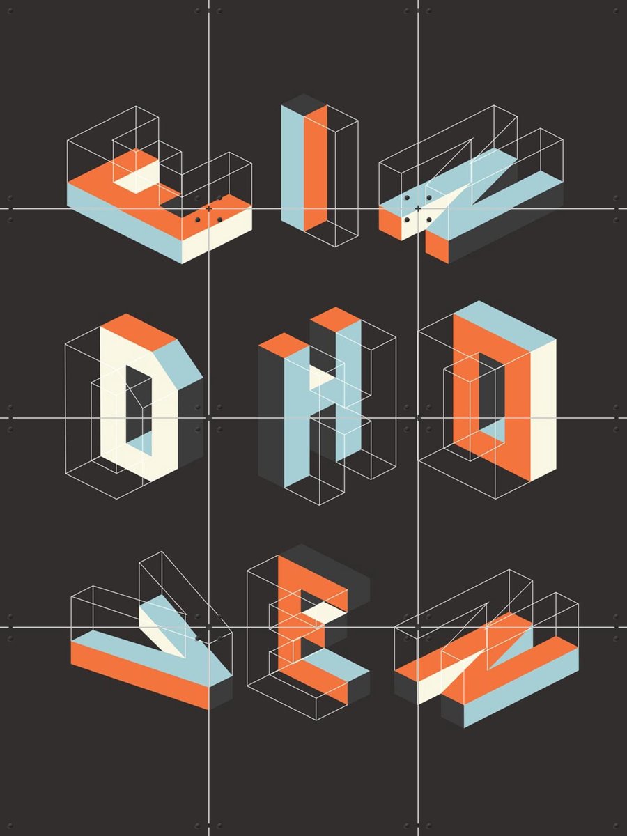 IXXI Eindhoven Typografie, Nieki van Diepen & Kunst in Kaart - 60 x 80 cm - Gratis ophangtool - Grote wanddecoratie en posters - Typografie
