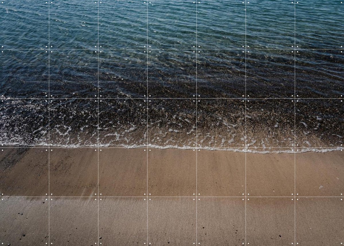 IXXI Abstract Coast, Photolovers - 140 x 100 cm - Gratis ophangtool - Grote wanddecoratie en posters - Impressionisme, Fotografie, Realisme, Modern