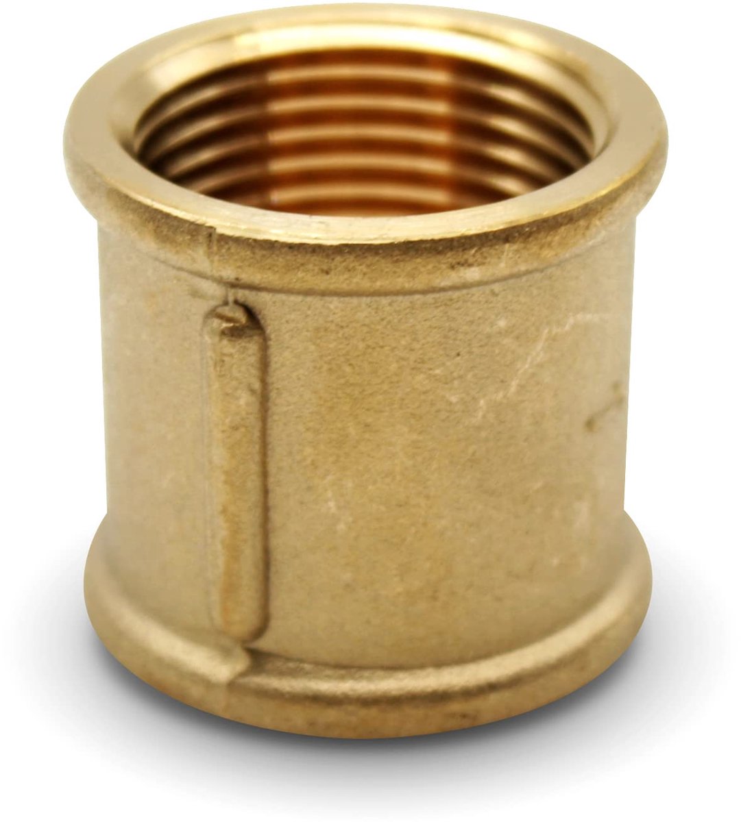 Barcelona | Messing vrouwelijke mouw | 1/2" | Messing verbinding | Lucht, water, gas, brandstof, olie | Waterfitting voor kraan om circulatie in buis te garanderen