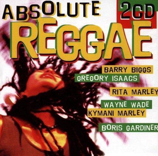 Absolute Reggae 2CD hoes, met artiesten als Barry Biggs, Gregory Isaacs, Rita Marley, Wayne Wade, Kymani Marley en Boris Gardiner.