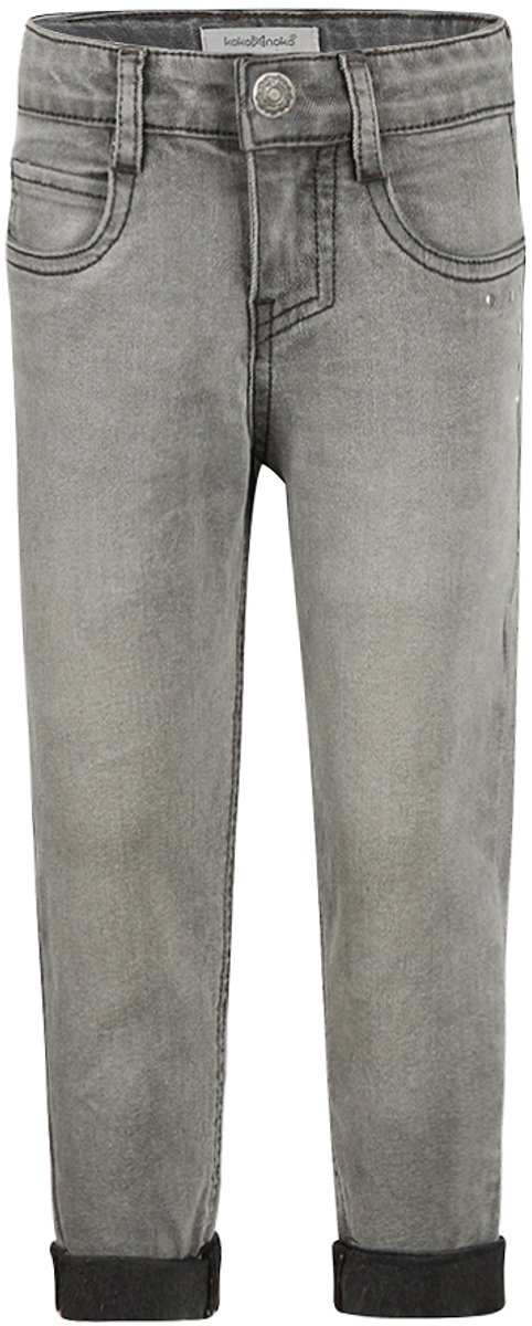 Koko Noko Meisjes Loose Fit Jeans - Denim mid. gray