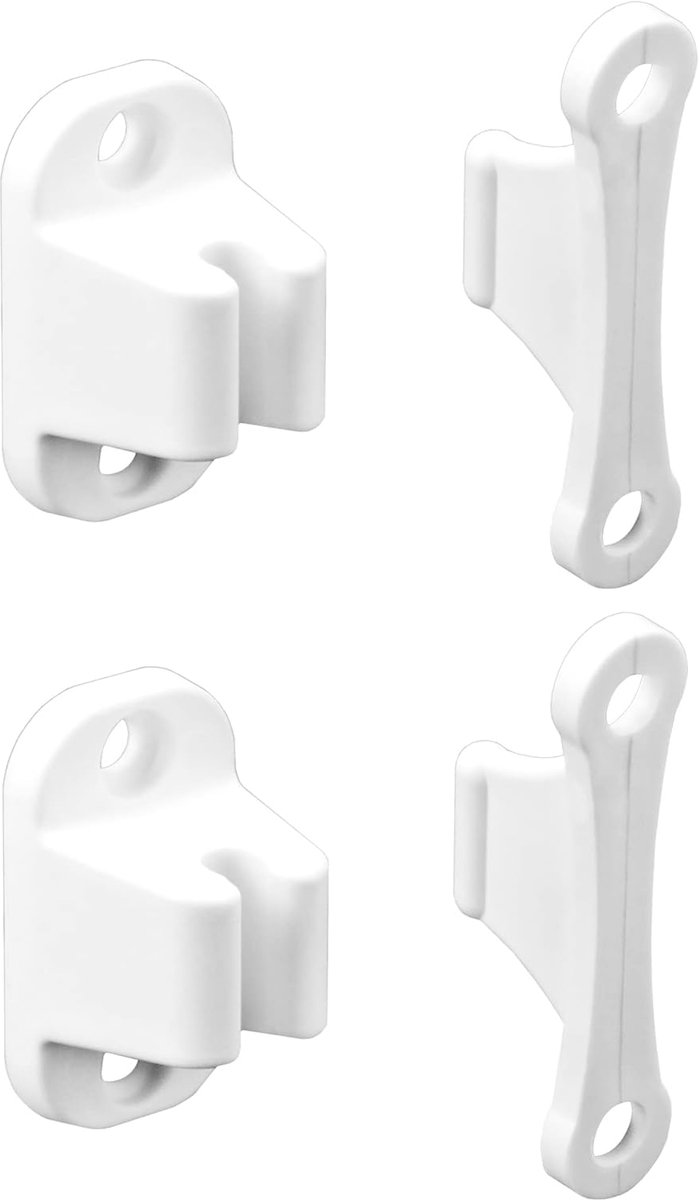 SnelShoppen - 2 Pack Caravan Deurhouder - Sterke Plastic Deur Stopper voor Motorhomes en Caravans, UV-bestendig en Weerbestendig - Praktische Accessoi