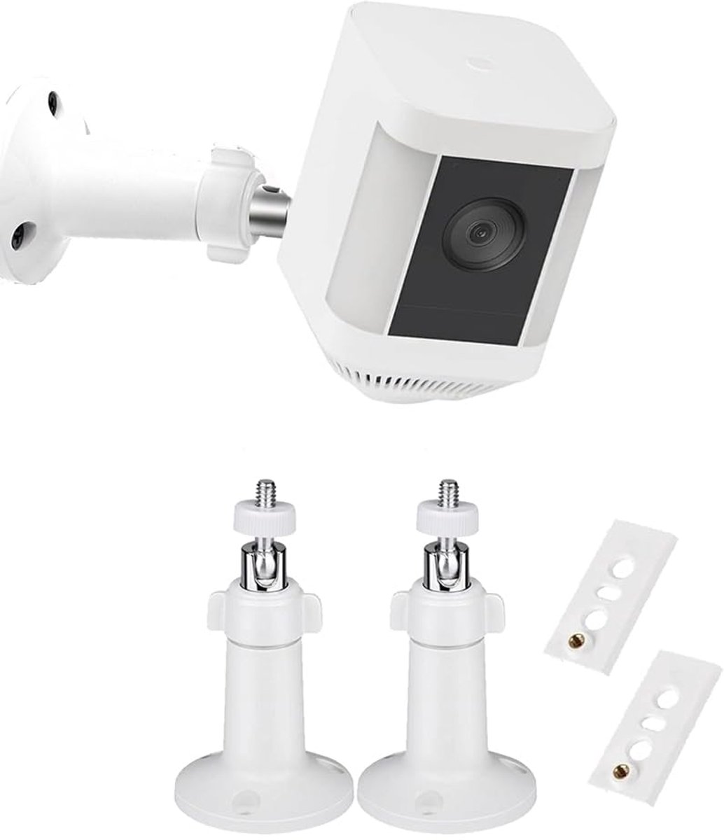 SnelShoppen - Wandmontage Bevestiging voor Beveiligingscamera - 360° Verstelbare Houder voor Ring Spotlight Cam en Stick Up Cam (Batterij) - Eenvoudig