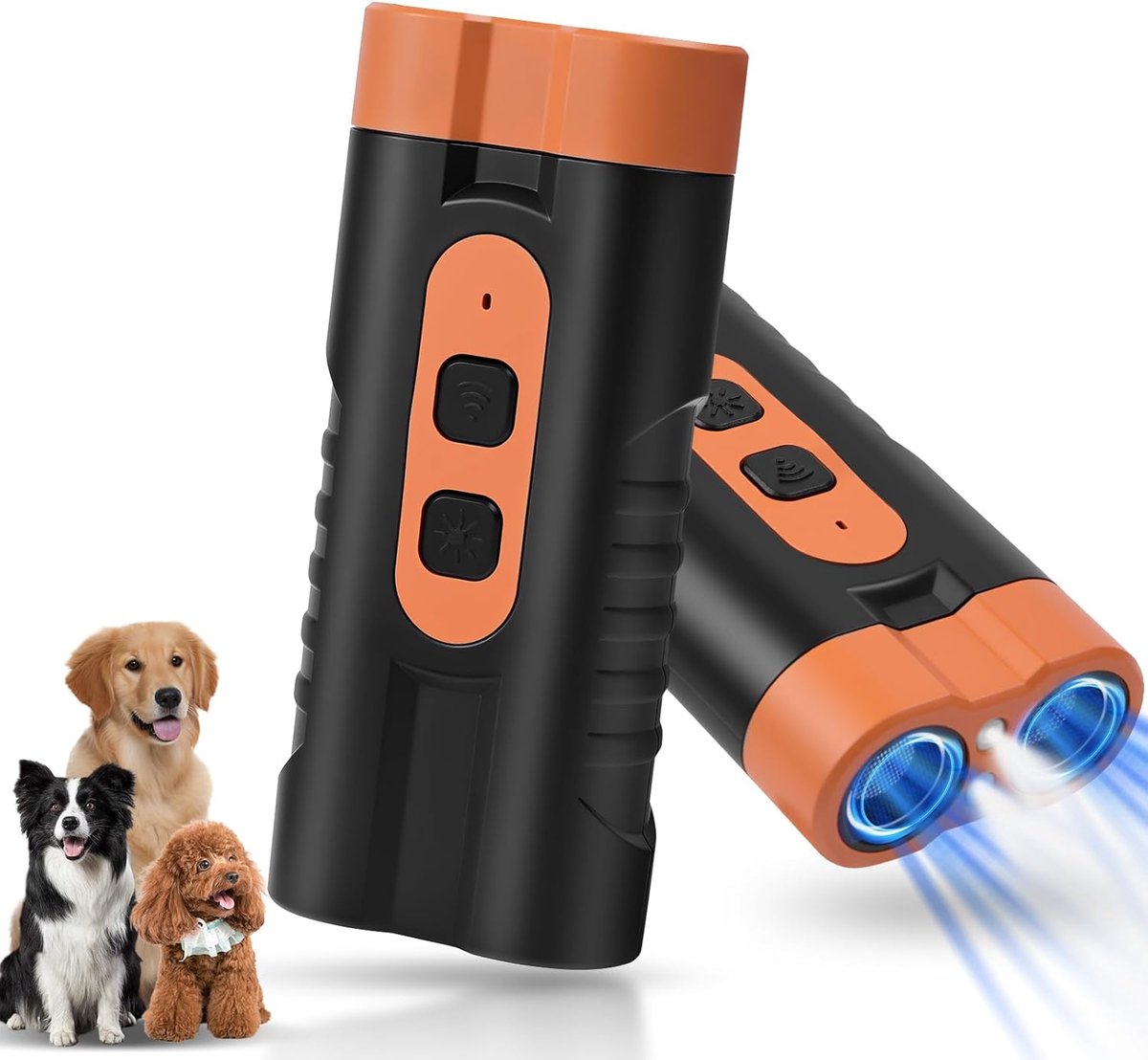 SnelShoppen - Aomig Anti Bell Device voor Honden - Ultrasonic Bark Stopper met USB Opladen - Effectieve Hondentraining - Voor Binnen en Buiten - LED V