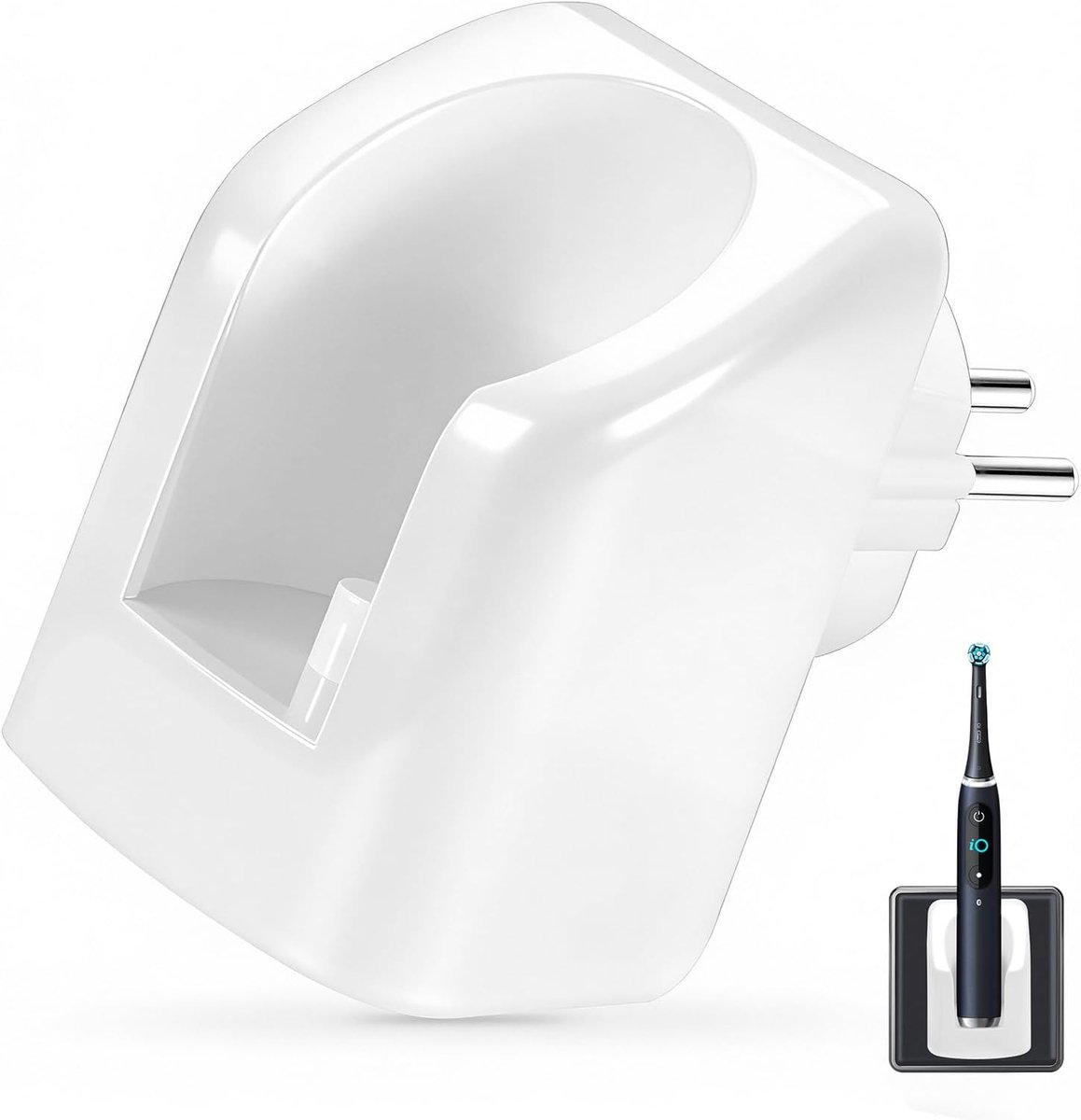 SnelShoppen - Draadloos Oplaadstation voor Tandenborstel, Wandlader zonder Kabel, Waterdichte Oplader voor Philips Sonicare HX3000 HX6000 HX6100 HX800