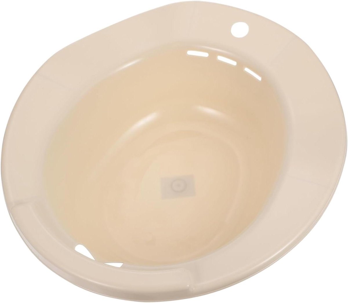 Zitbad voor Toilet - Perineumbad Bidet - Persoonlijke Hygiëne - Antislip Ontwerp - 39x36.5x10cm - Beige