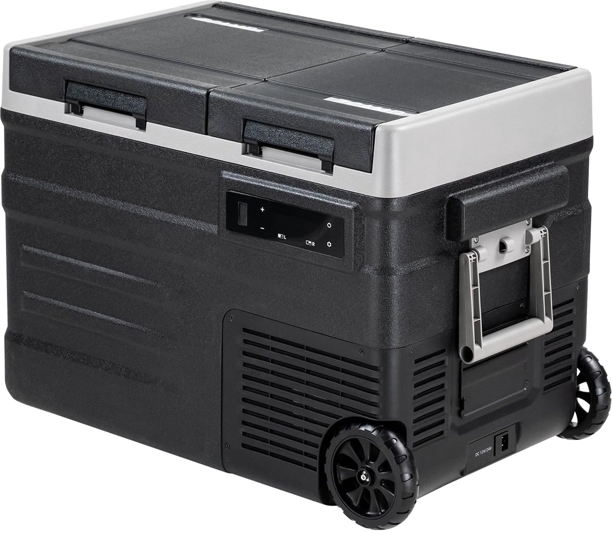 SnelShoppen - Zcamp UD45 40.5L Dual-Zone Compressor Koelbox 2in1 Koeler & Vriezer LED Touch Control 12/24V Met Wielen Frigobox voor Camping en Auto Ko