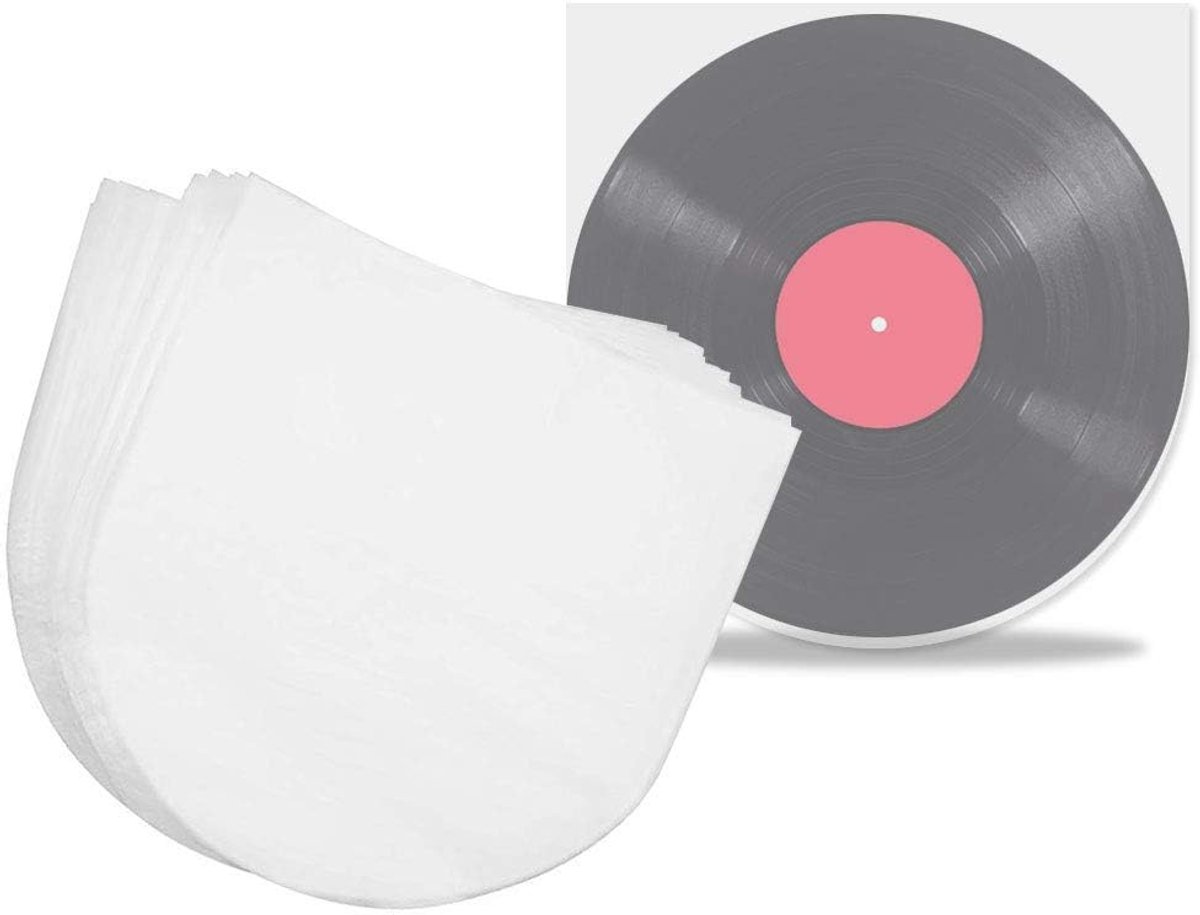 SnelShoppen - 100 Pcs Vinyl Platenhoezen 12 inch LP Semi-Transparant Anti-statisch Albumhoezen voor LP's - Ideaal voor Bescherming en Bewaring