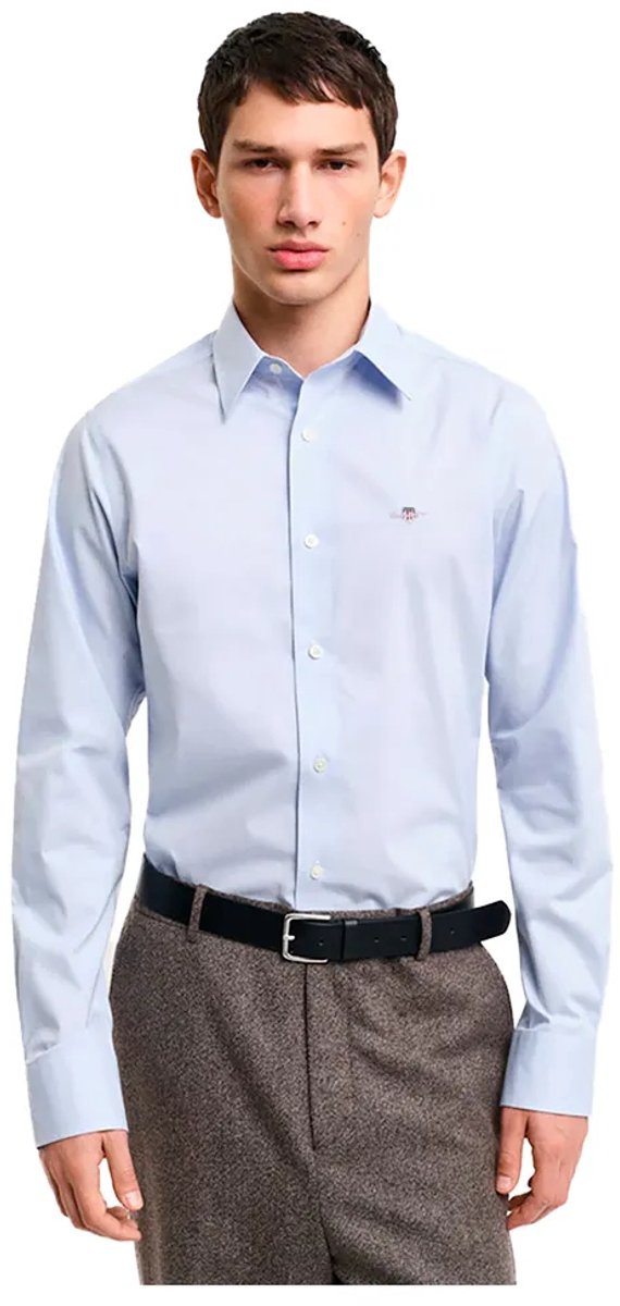 Gant 3240171 Overhemd Met Lange Mouwen Blauw 2XL Man