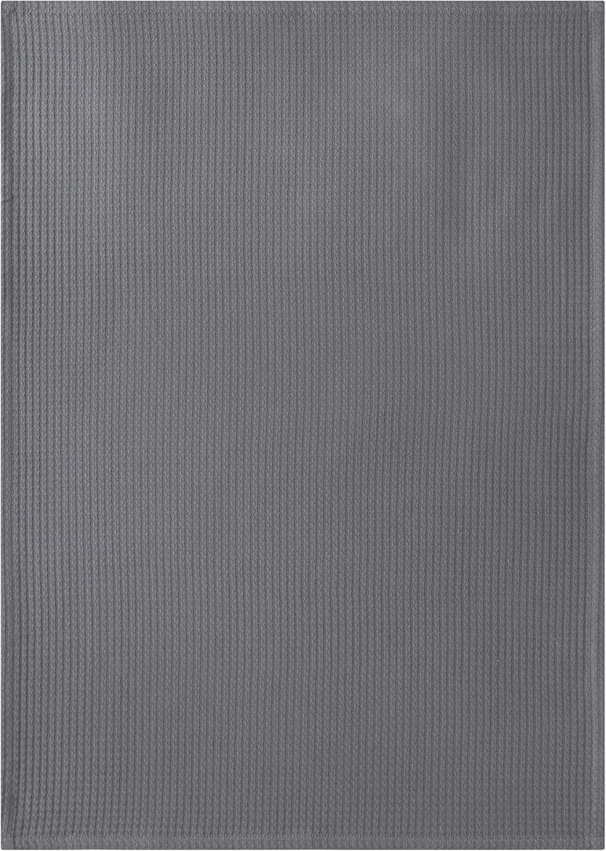 SnelShoppen - Theedoek Katoen, Effen, Zacht, Absorberend, GOTS Gecertificeerd, Keuken Theedoeken, Elegante Honeycomb Patroon, Set van 1, 100% Katoen,