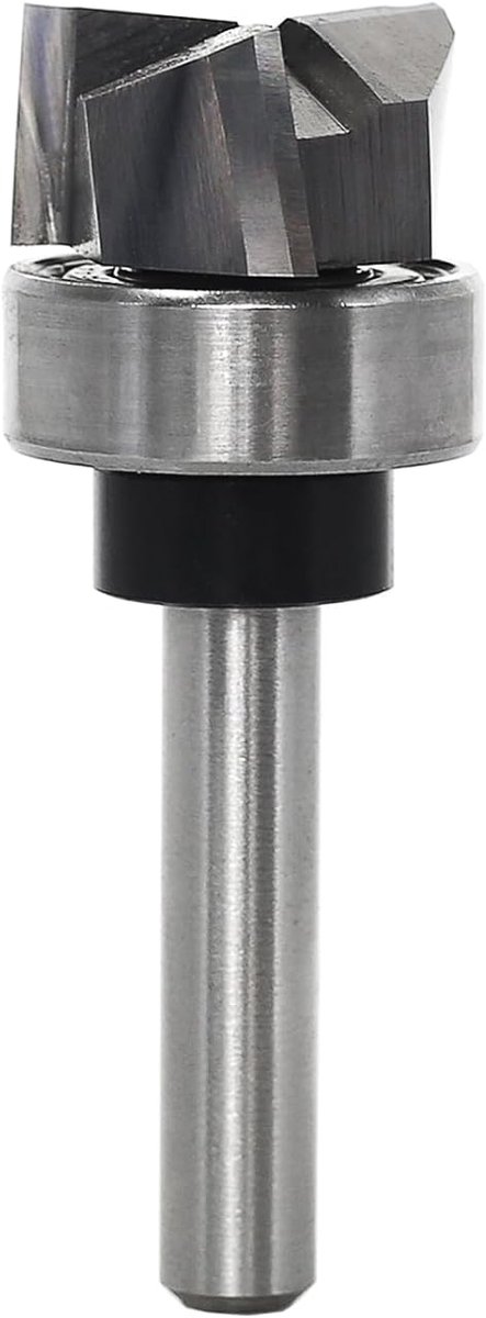 SnelShoppen - Spiral Edge Cutter 6mm Schacht, 19mm Snijdiameter, 10mm Snijhoogte, Houtbewerking Frees, Carbide Snijkanten, Duurzaam, Ideaal voor Route