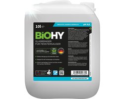 SnelShoppen - BiOHY Raamreiniger voor Vensterzuigers - 10 Liter Canister - Natuurlijke Glans - Streeploos Schoon op Alle Gladde Oppervlakken