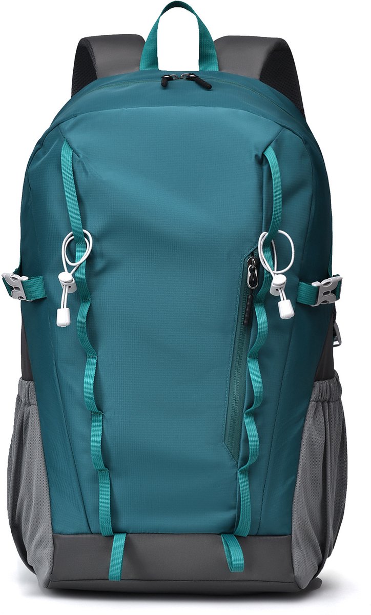 Rugzak - 30L Wandelrugzak - Dagrugzak - Compartiment voor 15,6 Inch Laptop - Gewatteerde Schouderbanden - Blauw