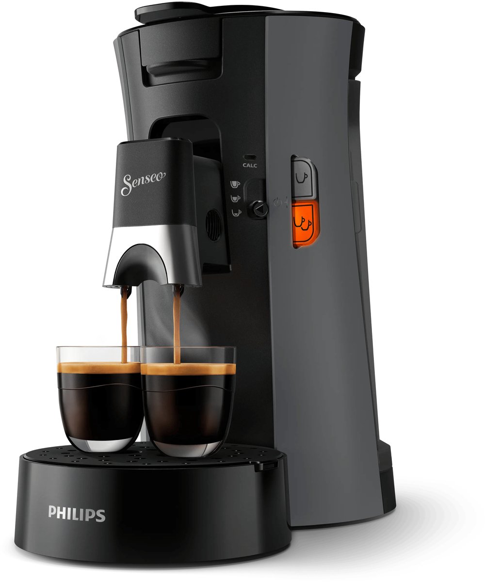 Bol.com Philips Senseo Select Koffiepadmachine CSA230/50 - Keuze uit 1 of 2 Kopjes - Instelbare Intensiteit - Automatische Uitsc... aanbieding