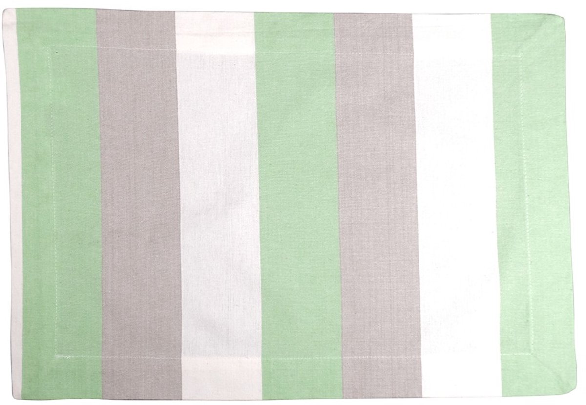 Classic Stripe Placemat l.groen 35x50cm