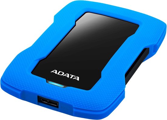 Externe Harde Schijf - Opslagapparaat Data - Gegevens Veilig Opslaan - Schokbestendige Behuizing - 2 TB Capaciteit - Blauw — afbeelding 5