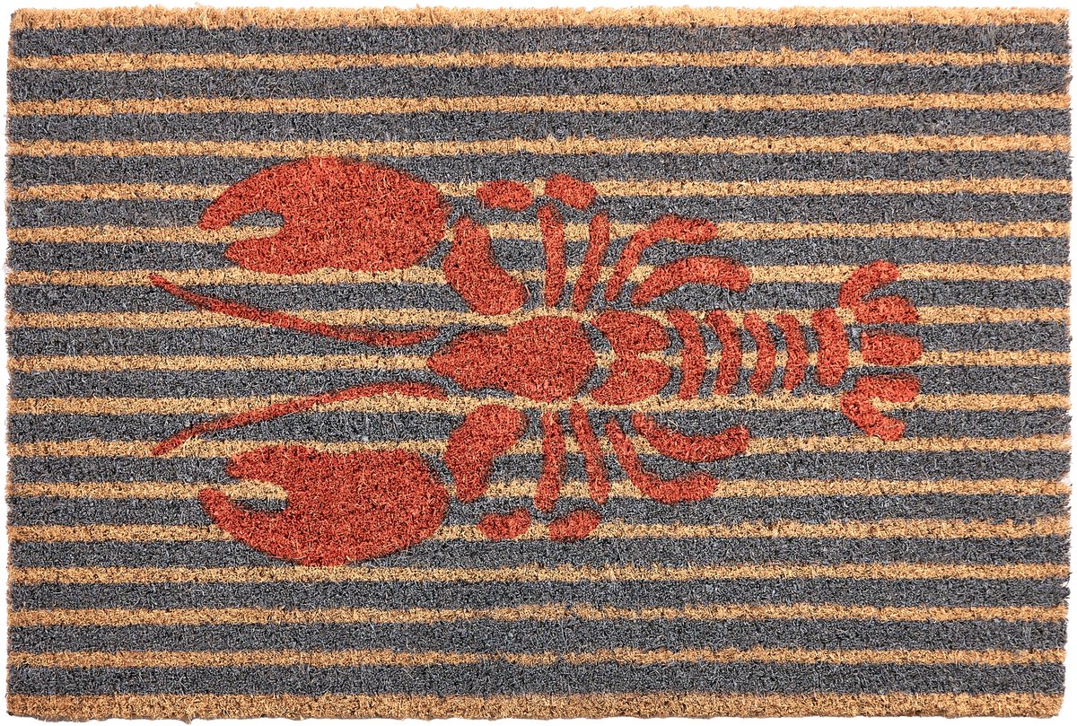 Beliani IRIGA - Deurmat - Meerkleurig - 40 x 60 cm - Kokosvezel/PVC