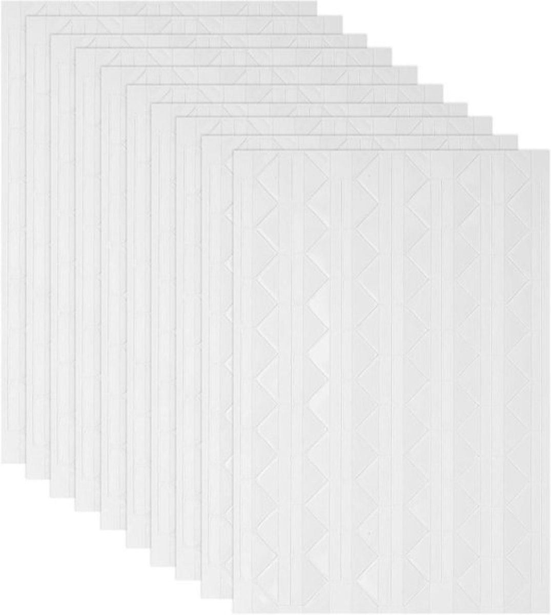 Foto-stick-hoeken 1020 stuks voor scrapbook, fotoalbum en dagboek. Zelfklevende fotohoeken van pvc en papier, 1,5 x 1,1 cm.