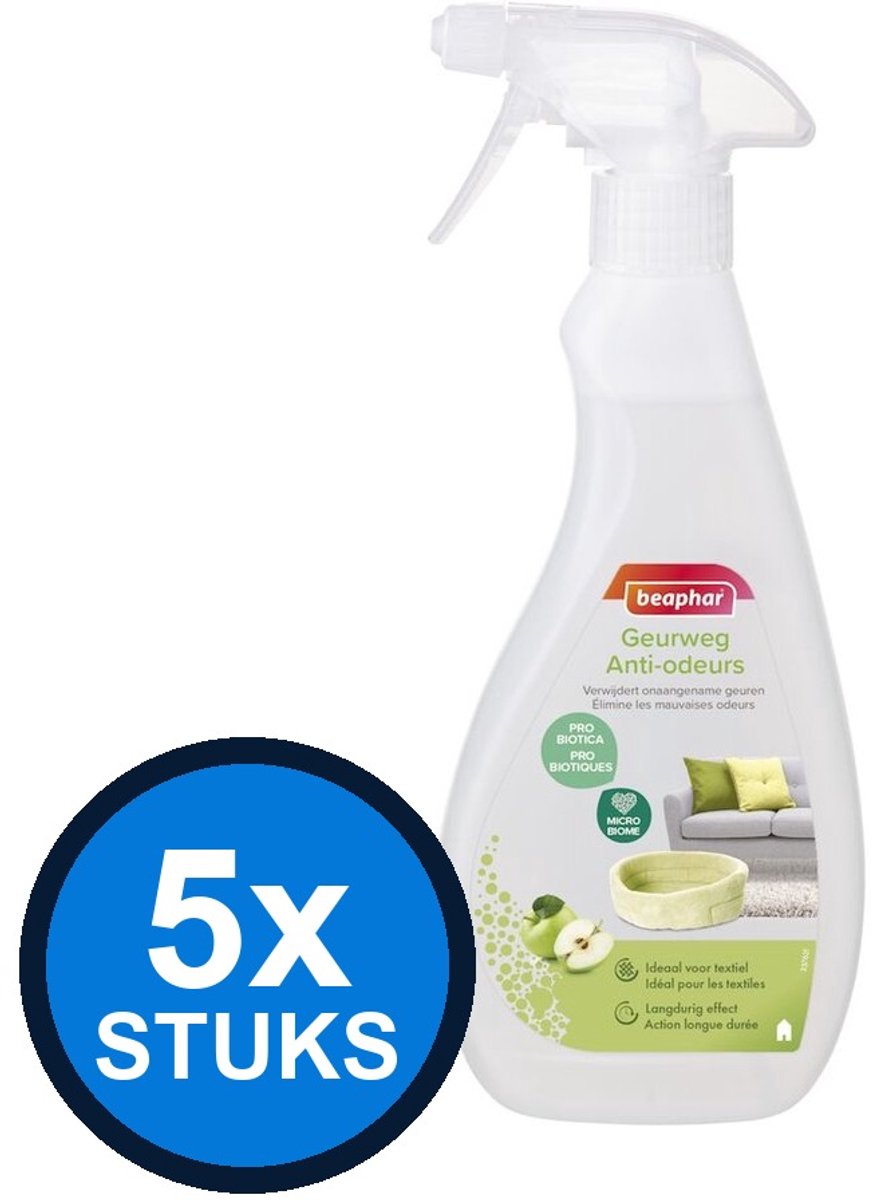 5x Beaphar - Geurweg 500ml