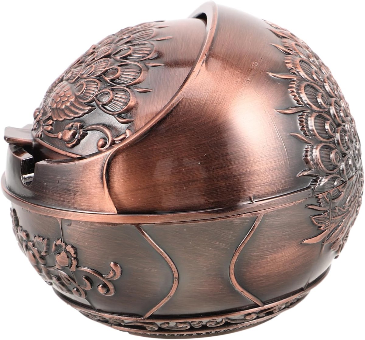 SnelShoppen - Winddichte Asbak met Robuuste Metalen Deksel, Elegante en Praktische Asbak voor Balkon, Tuin en Woonkamer, Modern Design voor Rookliefhe