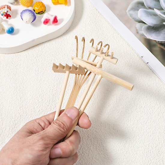Mini Zen Tuin Hark Gereedschap Miniatuur Tafelblad Rock Zen Tuin van MINI — afbeelding 2
