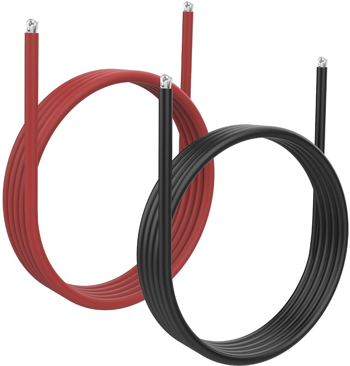 Measuring Instruments draad 10 AWG - siliconen kabel - rood en zwart - ideaal voor elektrische verbindingen - SnelShoppen