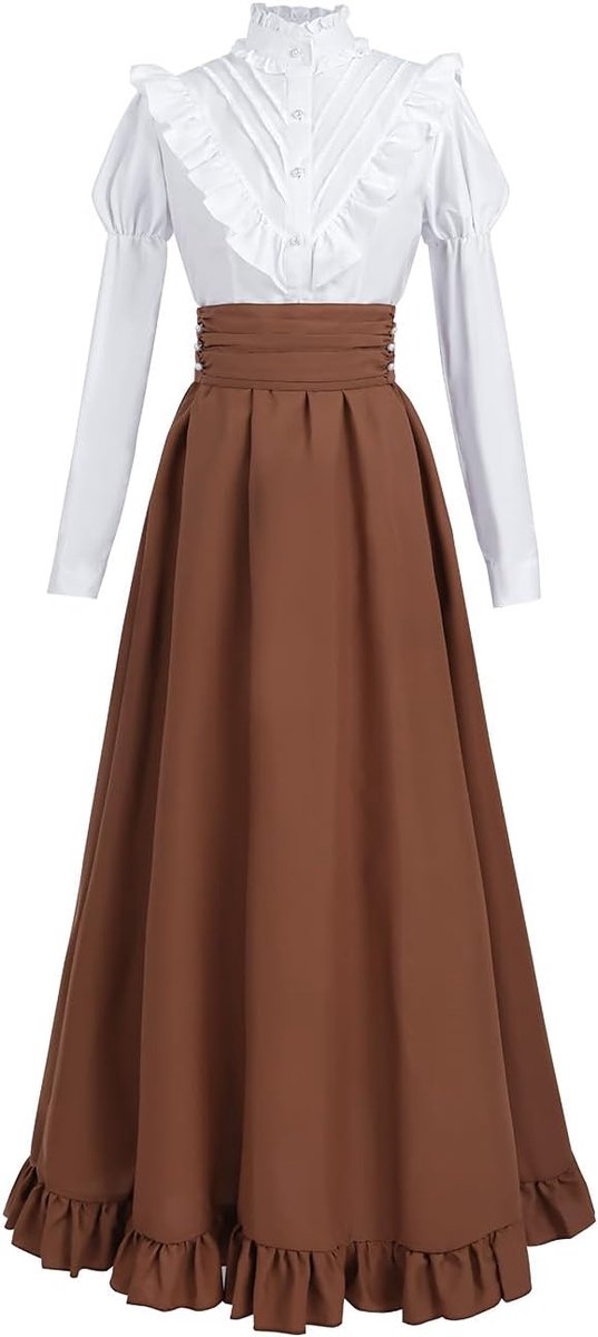 Middeleeuwse jurk renaissance kostuum dames Victoriaanse jurk vintage