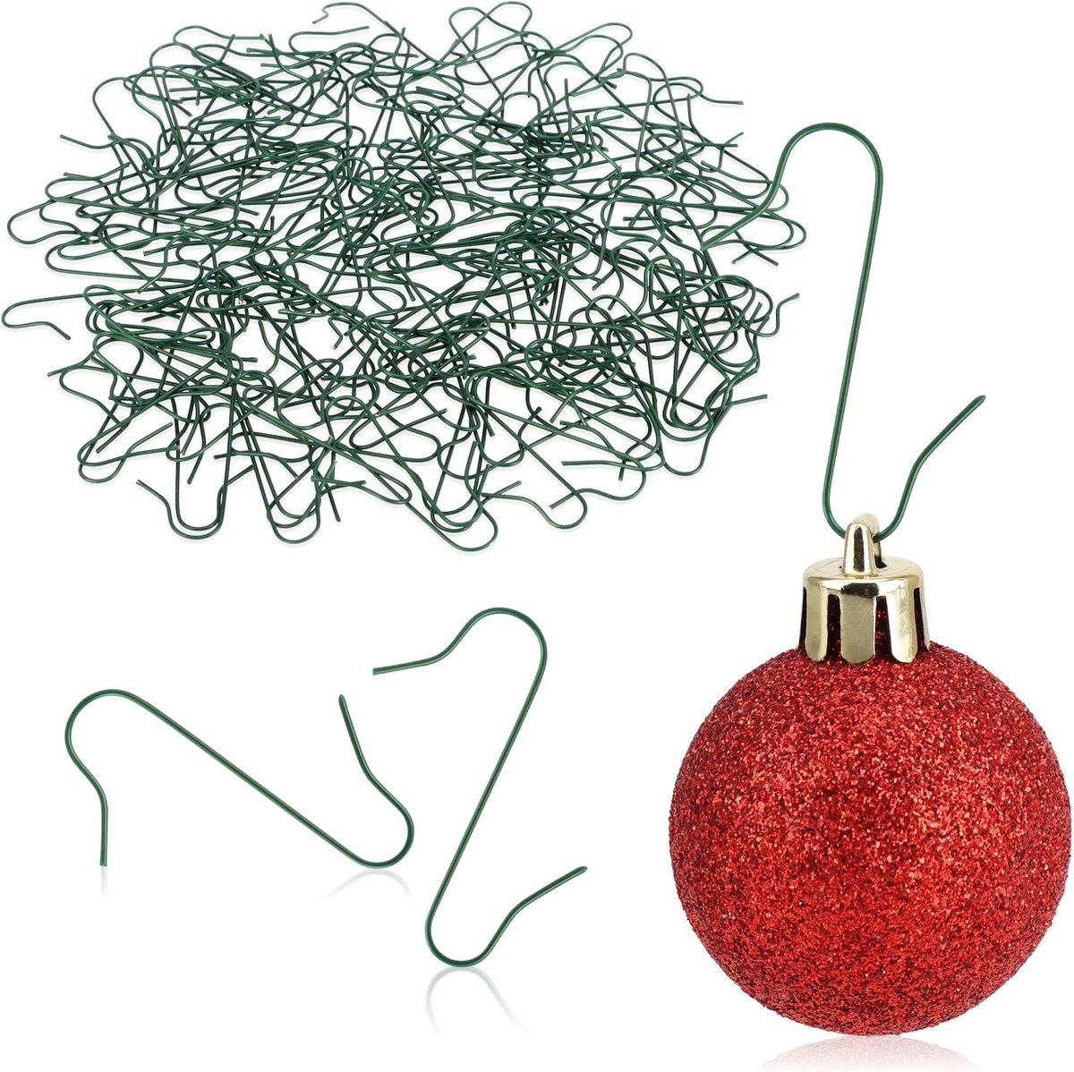 Kerstboomdecoratie haken 150x - dubbele haken - makkelijk te hangen - ideaal voor kerstversiering - SnelShoppen
