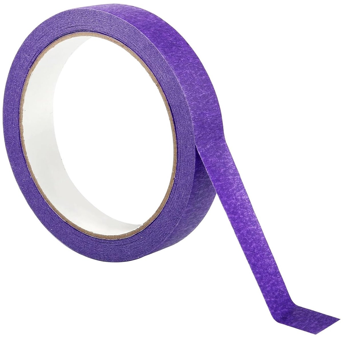 SnelShoppen - Watercolor Masking Tape 18mm x 20m - Dun Zelfklevend Maskertape voor Auto Schilderen, Varnissen, Knutselen en Decoratie - Paarse Vinyl T