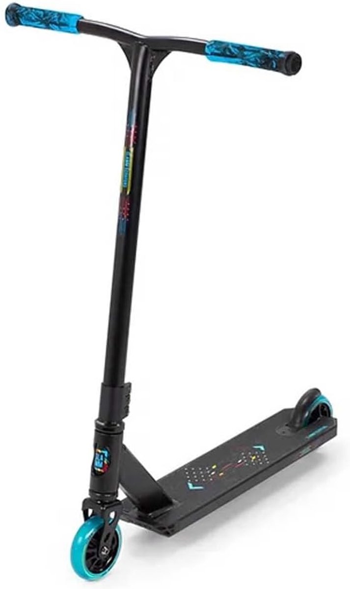 Stuntstep Classic V9 - zwart/blauw - 57 cm stuurhoogte - ideaal voor kinderen - SnelShoppen