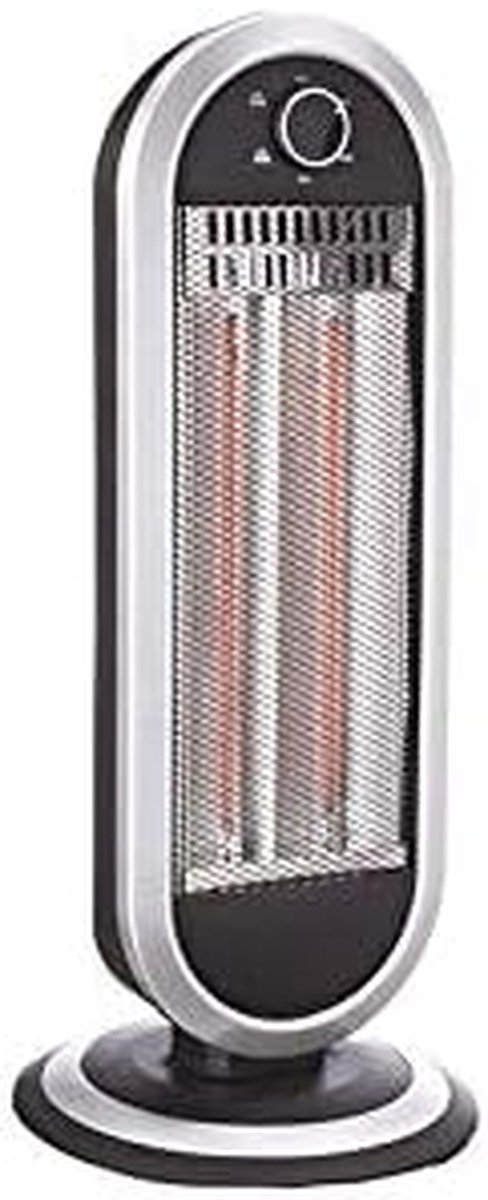 Carbon Torens - Verwarming Toren - Ruimte Verwarmen - Energiezuinig Oscillerend - 68 cm - Zwart