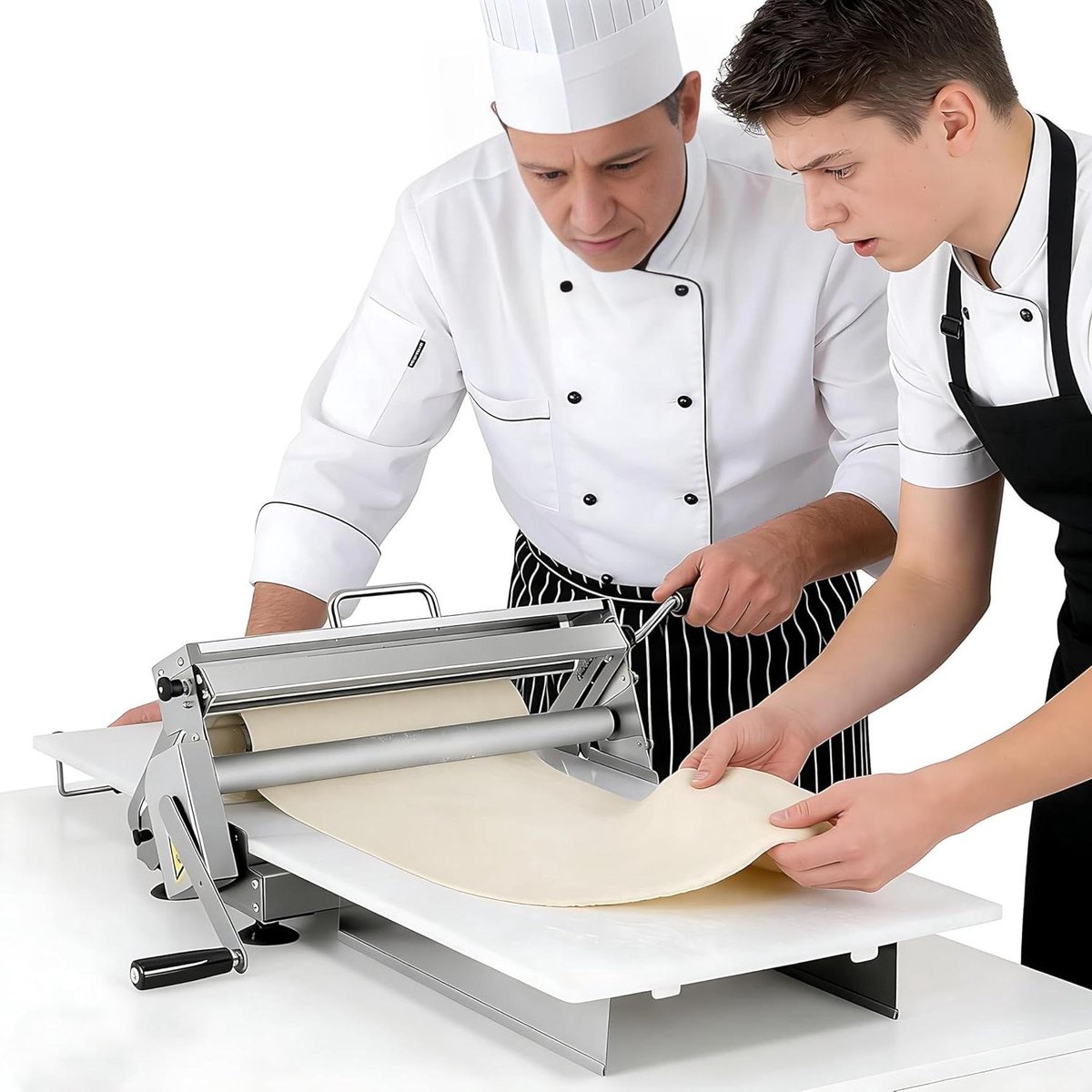 Deeglamineerder - Deegroller machine - Bakken Thuis - Instelbare Dikte - 30 cm Werkblad - Meerkleurig