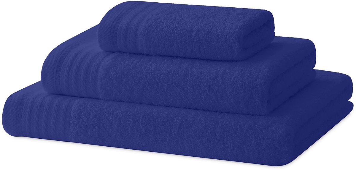 Omgoods - Badhanddoeken Set - 100% Katoen, 480 g/m², 3 Stuks