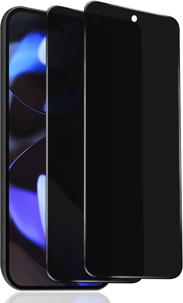 Displaybeschermfolie voor privacy, compatibel met Google Pixel 9, gehard glas, hardheidsgraad 9H, anti-spion, krasbestendig, luchtbelvrij