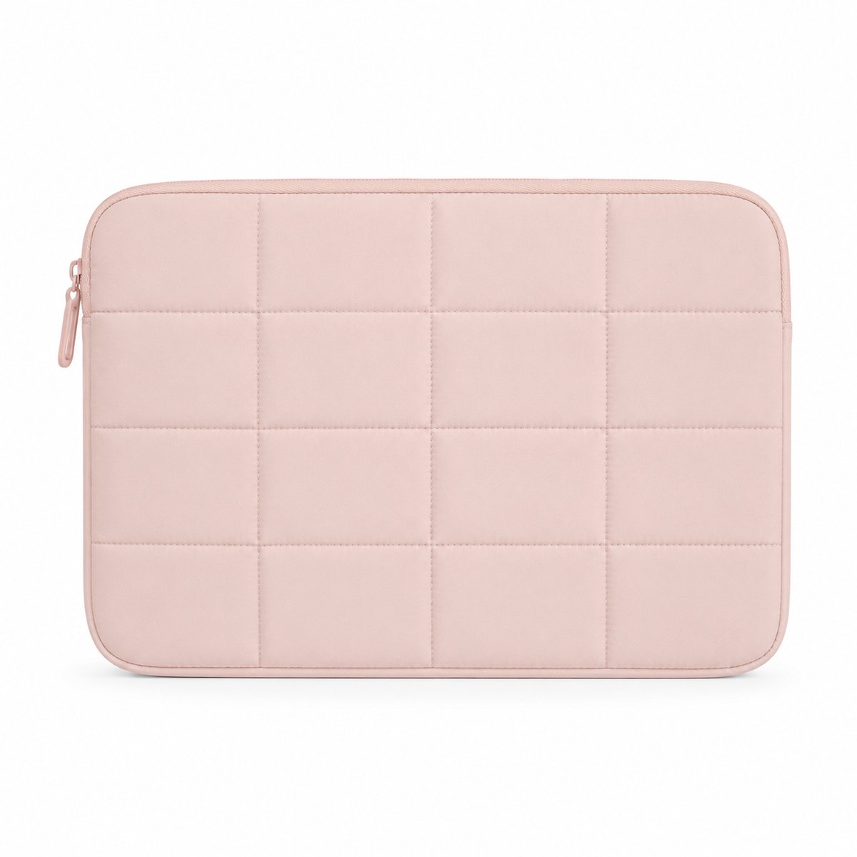 VHV - Laptophoes 15,6 inch - Lichtgewicht laptopsleeve met zachte voering en ritssluiting - Roze