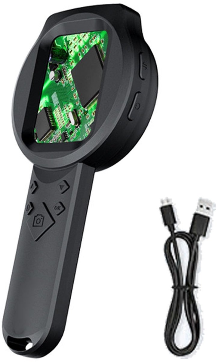 Omgoods - Handheld Vergrootglas met 2,8 Inch IPS-scherm en LED-verlichting