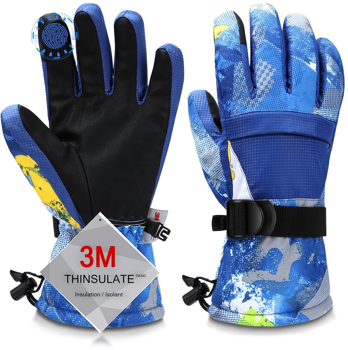 Omgoods - Warme, Waterdichte Ski Handschoenen voor Koude Wintersporten