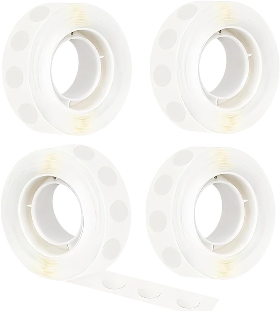 400 stuks dubbelzijdige nanoruban plakstippen, transparant, 1 cm
