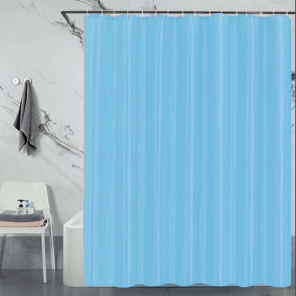 Omgoods - Douchegordijn van Polyester - Waterdicht en Schimmelbestendig