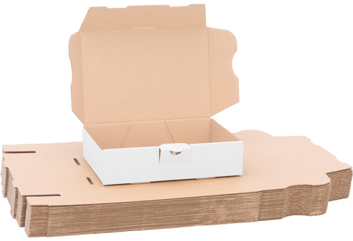 Omgoods - Maxi Verzenddozen - Pack van 25, 180x130x45mm, Wit
