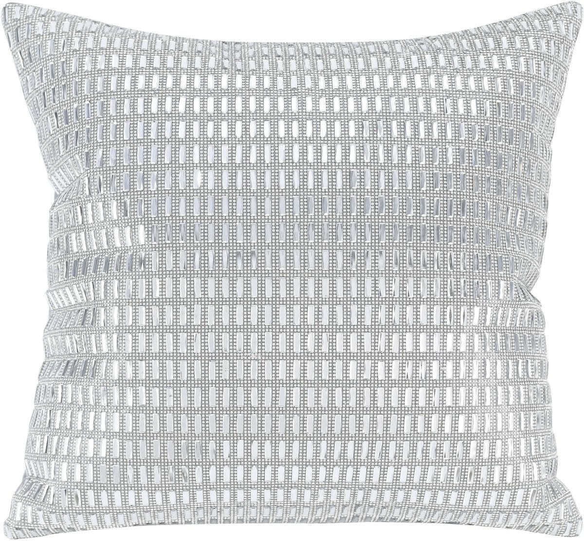 Omgoods - Luxe Velvet Kussenhoezen met Strass Steentjes (Set van 2) 45 x 45 cm