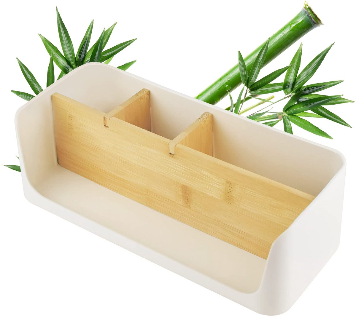 Omgoods - Desk Organiser voor Kantoor en Thuis met Bamboo Insert