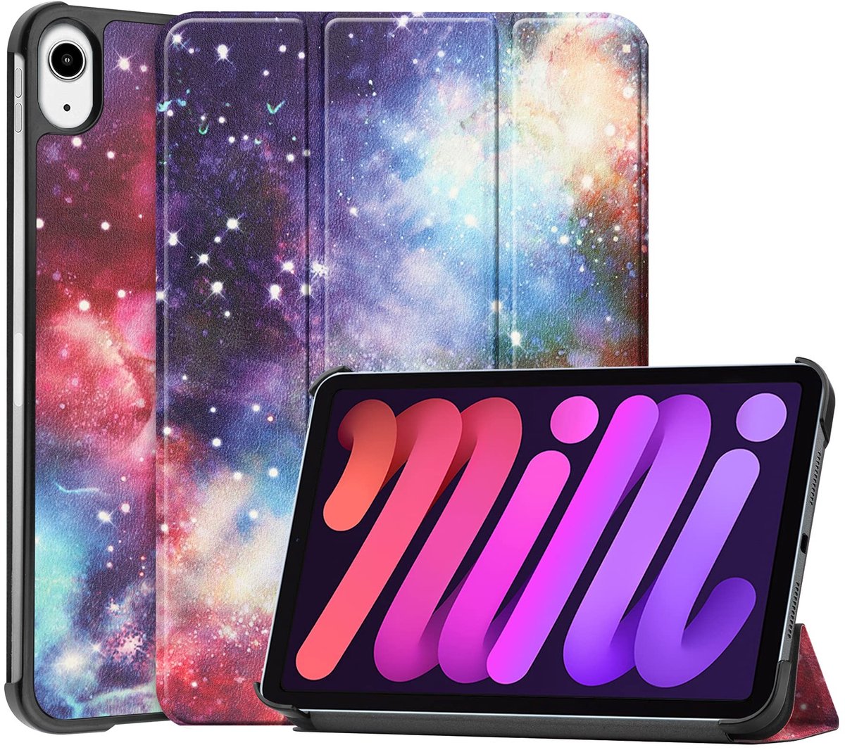 Omgoods - Beschermcase voor Apple iPad Mini 6 - Slimme Flip Case met Auto Sleep/Wake functie