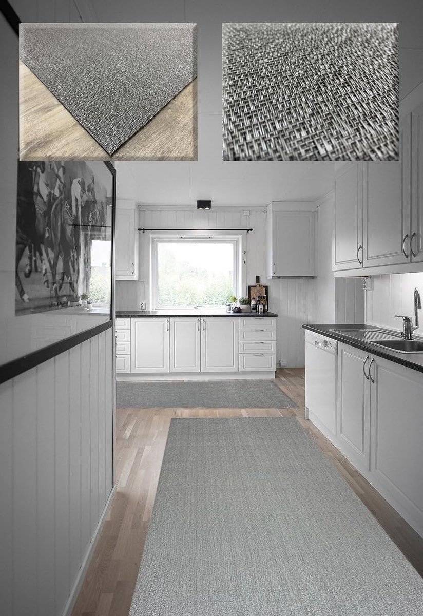 Omgoods - Entrance Rug Vinyl - Duurzaam en Antislip Vloerkleed voor Binnen en Buiten