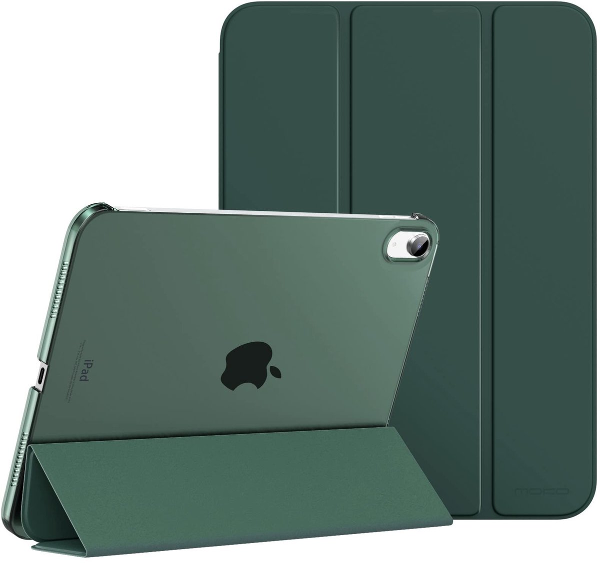Omgoods- Hoesje iPad 10e Generatie 2022 - Slanke Standaard - Harde PC - Doorschijnende Achterkant - Smart Cover - Automatische Slaap/Waakfunctie - Tabletcase
