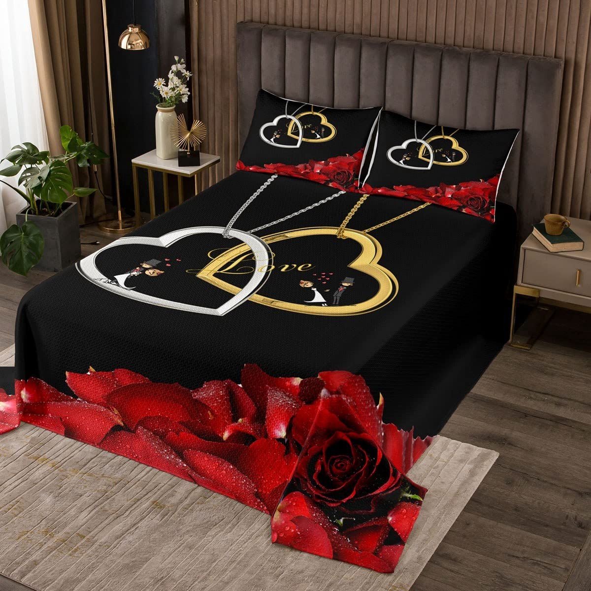 Omgoods - Bedsprei voor Meisjes 220 x 240 cm met 2 Kussenslopen