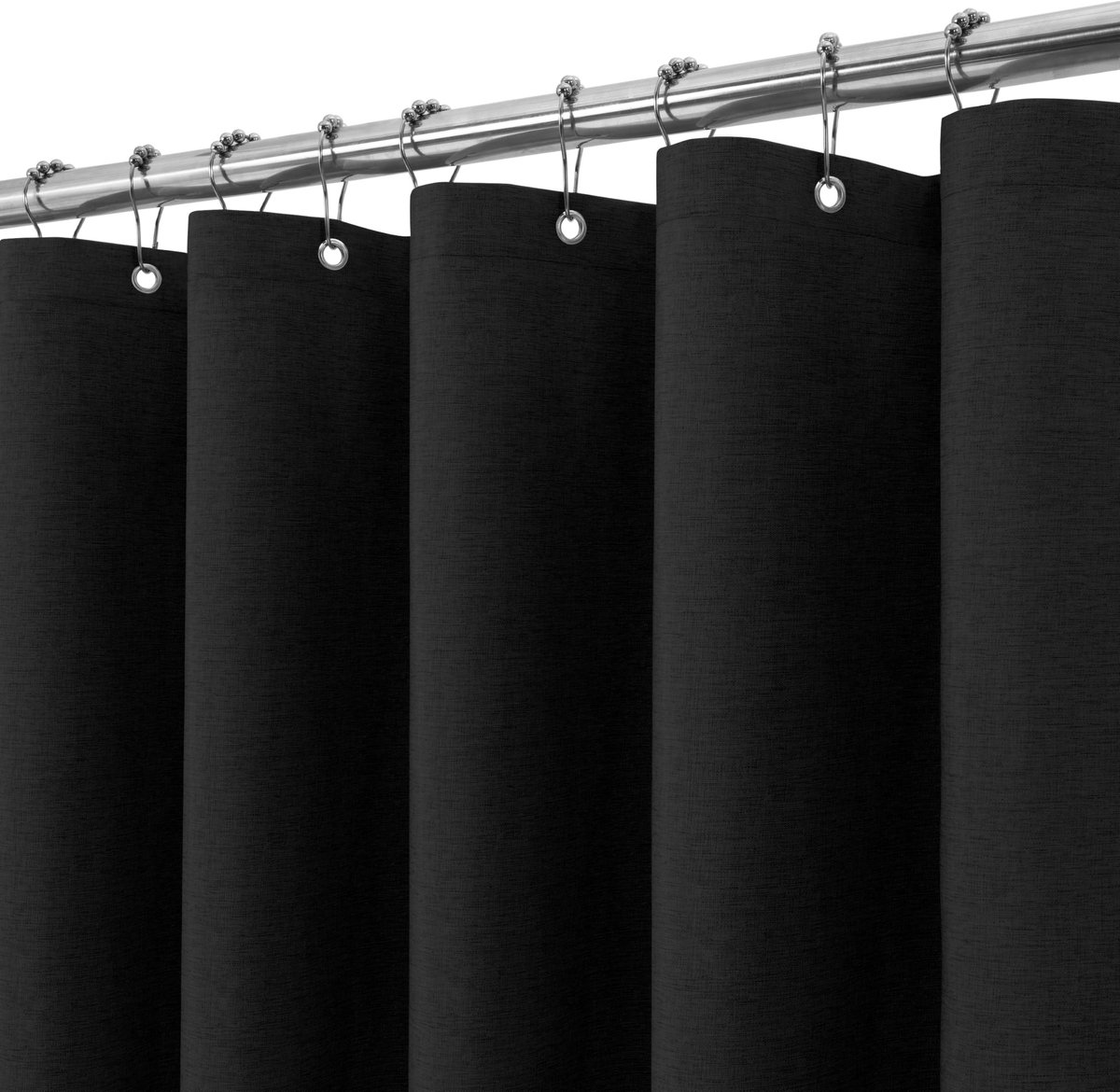 Omgoods - Douchegordijn met Linnenlook 275 x 182 cm en Antimould Eigenschappen